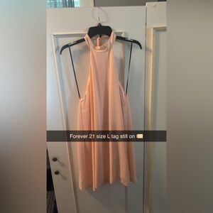 Forever 21 Light Pink Backless Dress